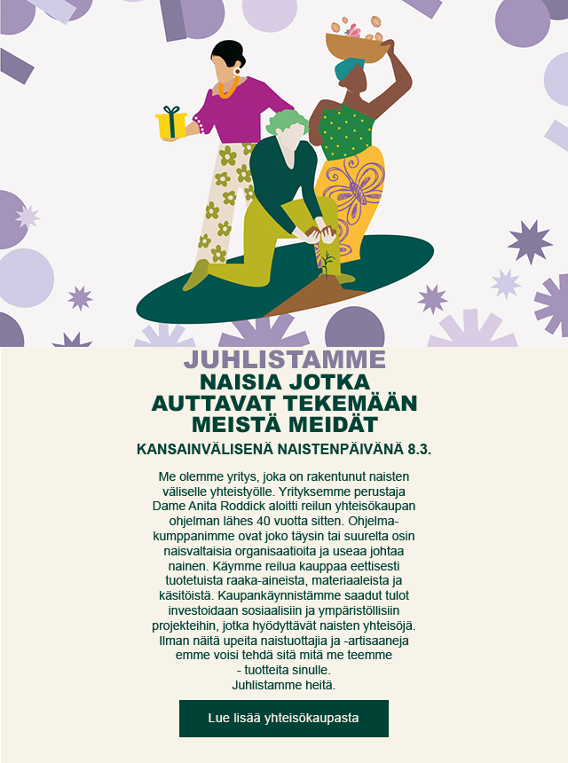 Juhlistamme naisia jotka auttavat tekemään meistä meidät